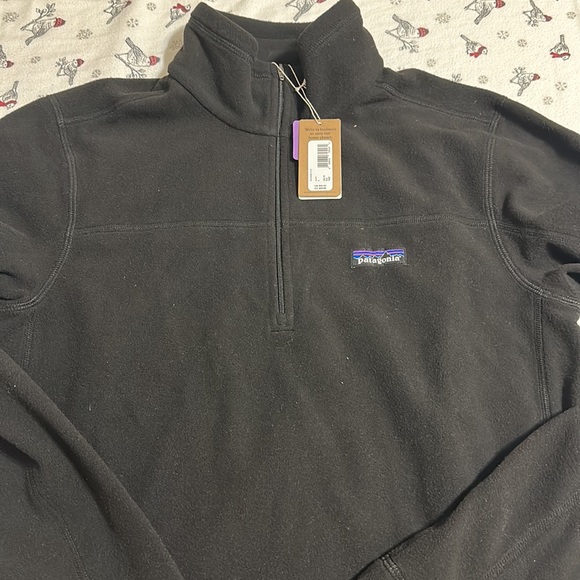 Patagonia Men’s Micro D black pullover new with tags. Men’s Small - Picture 4 of 6